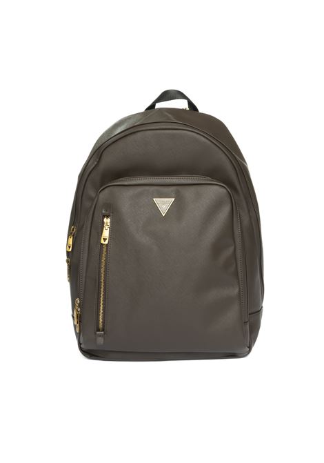 brown milan backpack GUESS | HMECSA P3241MILANO-DKB